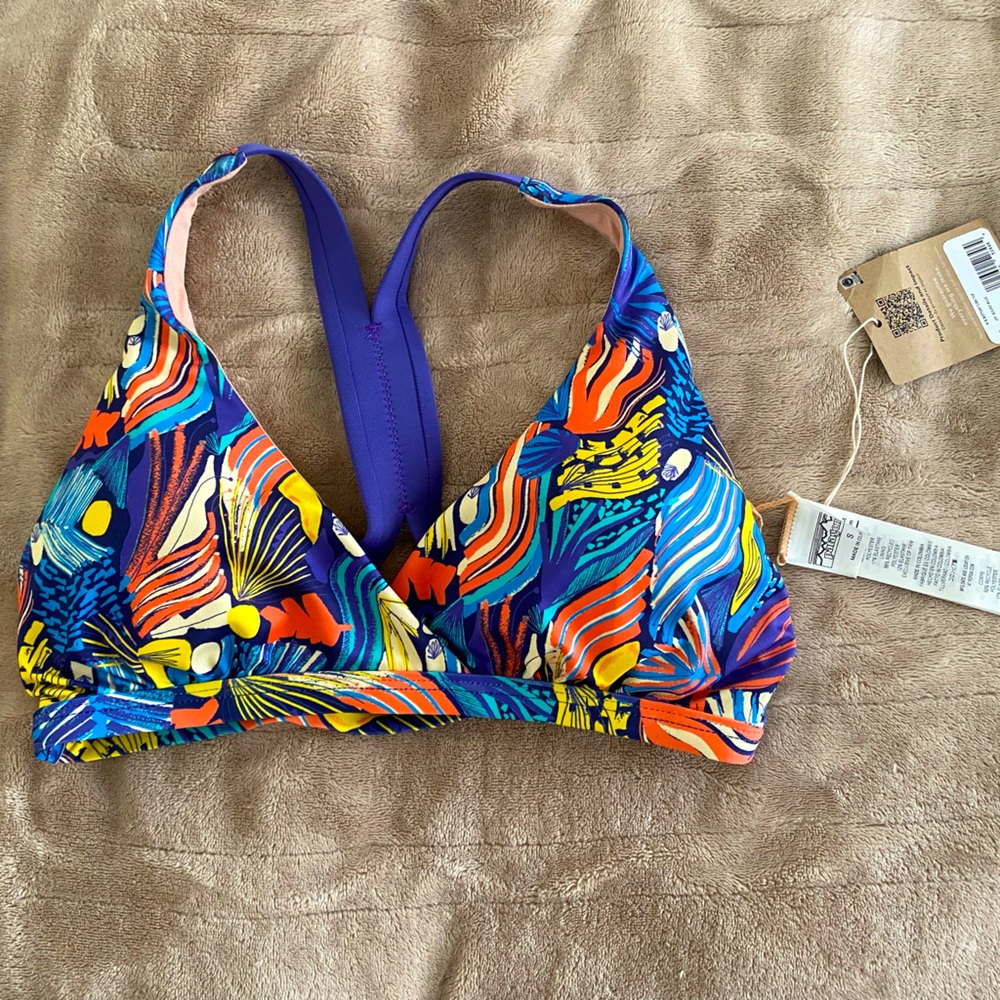 Small Women's Patagonia Bottom Turn Racerback Bikini Top